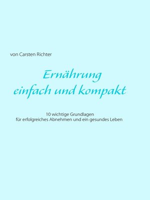 cover image of Ernährung--einfach und kompakt